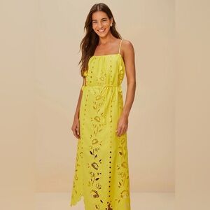 FARM Rio Yellow Maxi Dress